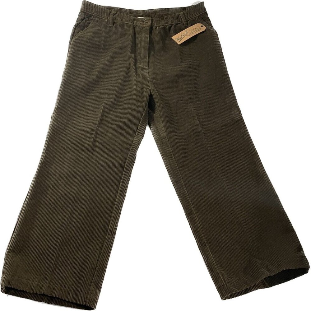 Woolrich Black Country Corduroy Pant sz 14 NWT 22” Inseam - Picture 1 of 9